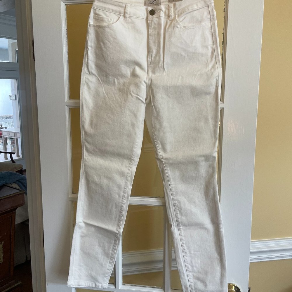 Nine West White Skinny Jeans Size 8